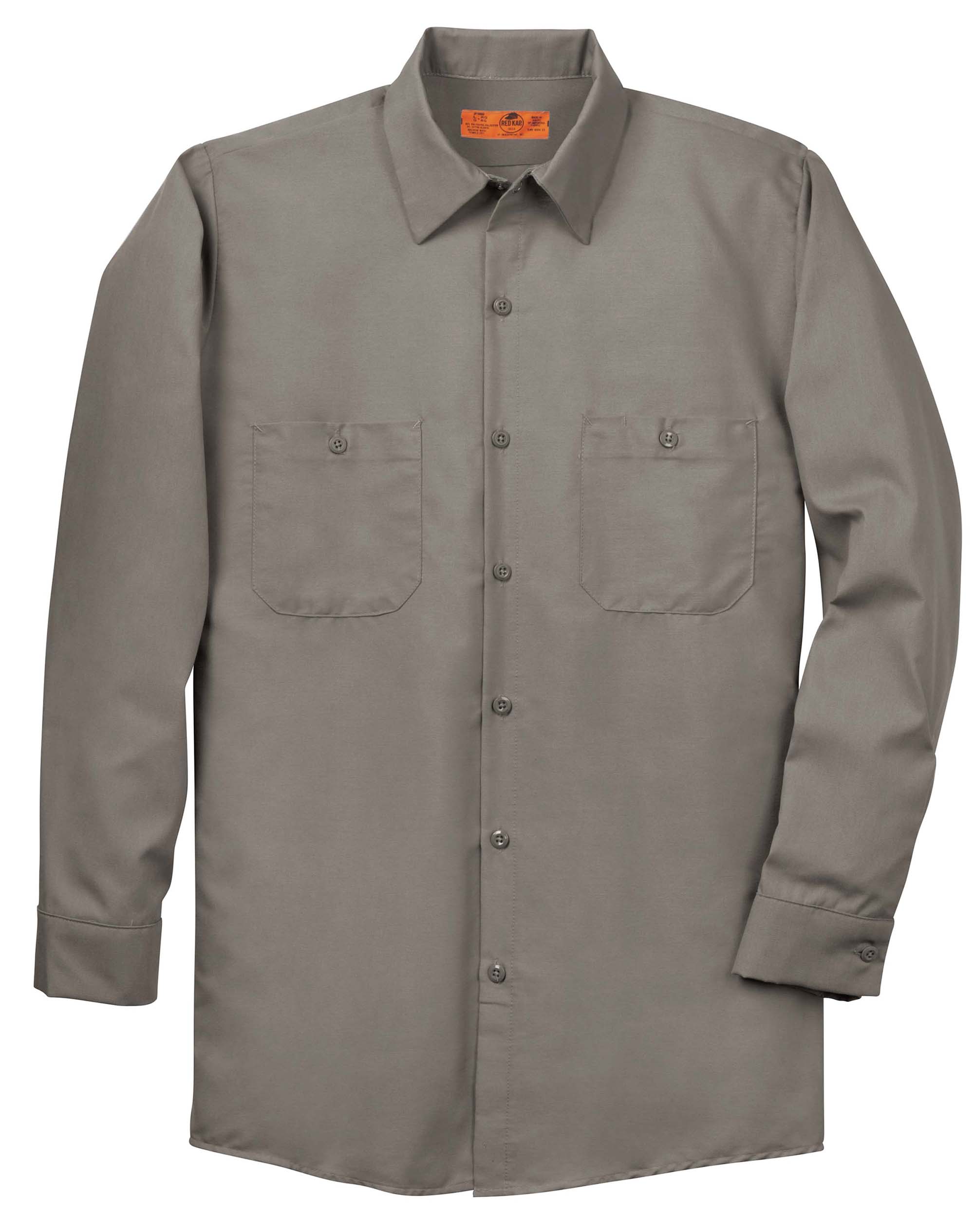 Red Kap® Long Size, Long Sleeve Industrial Work Shirt