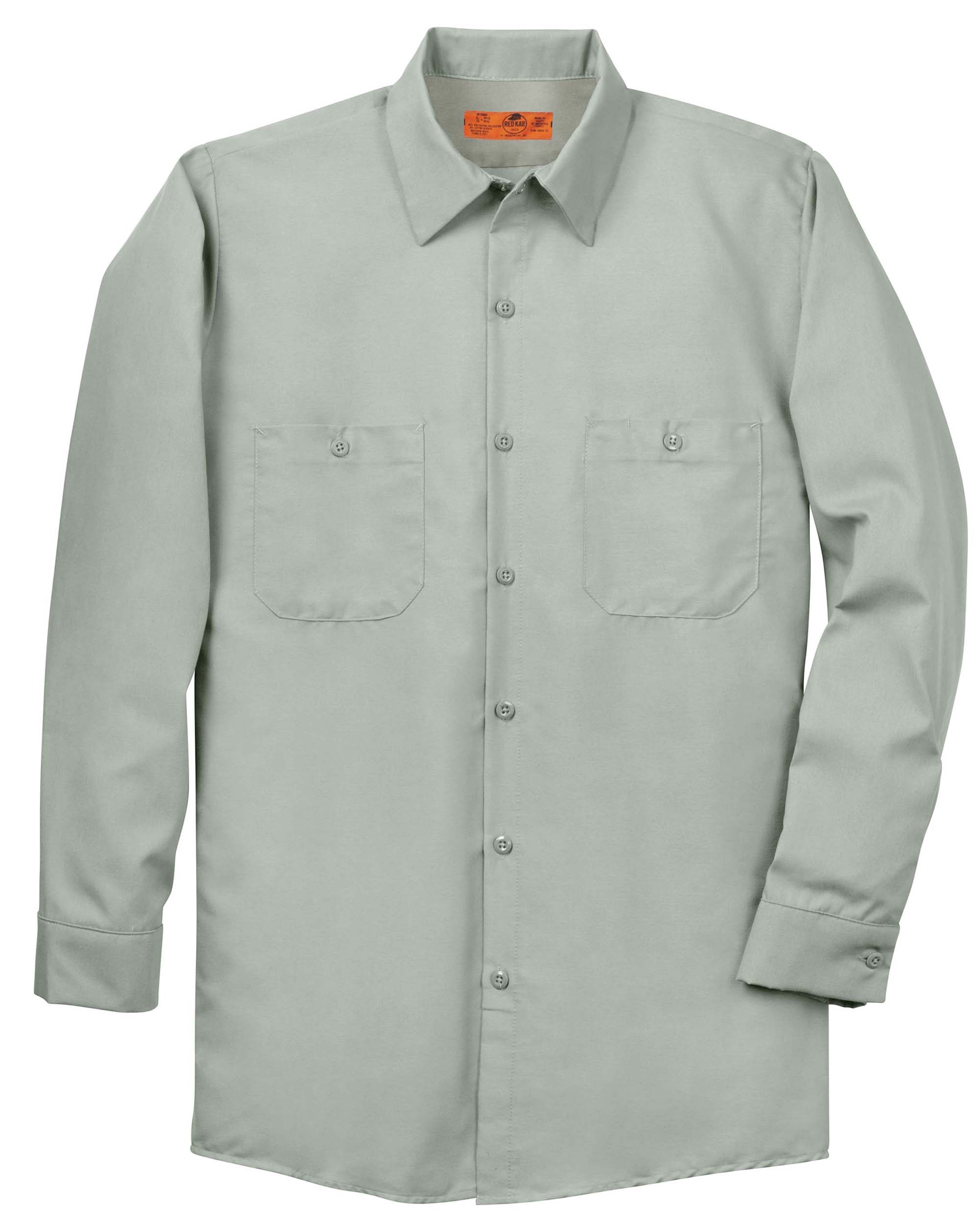 Red Kap® Long Size, Long Sleeve Industrial Work Shirt