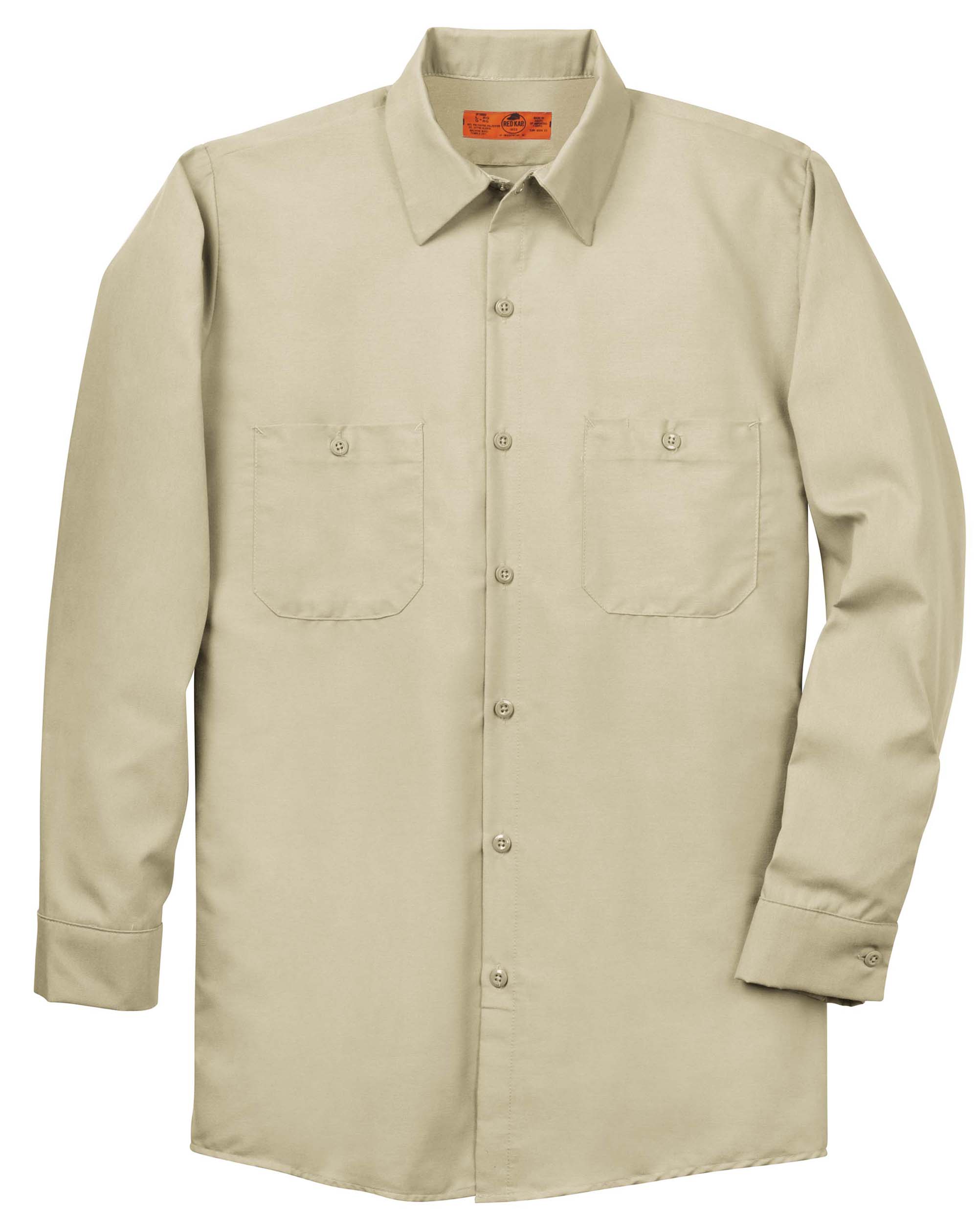 Red Kap® Long Size, Long Sleeve Industrial Work Shirt