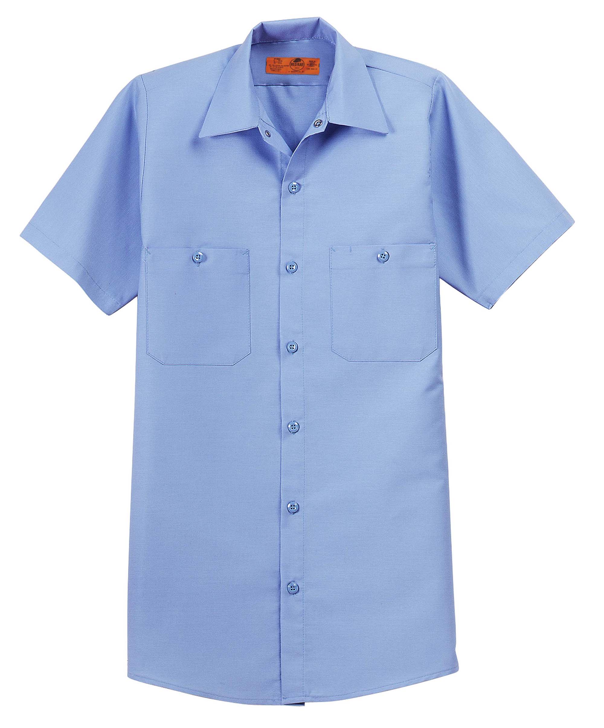Red Kap® Long Size, Short Sleeve Industrial Work Shirt