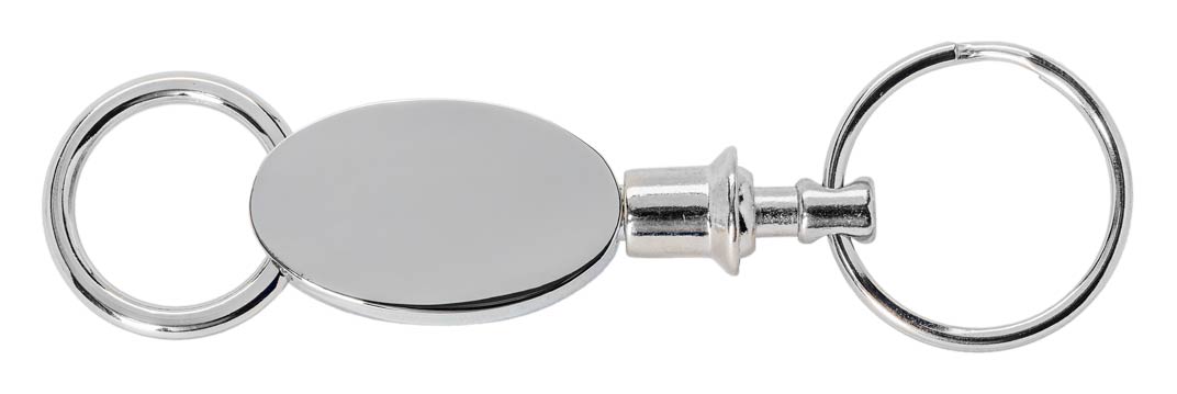 The Elliptical Pull Apart Key Chain