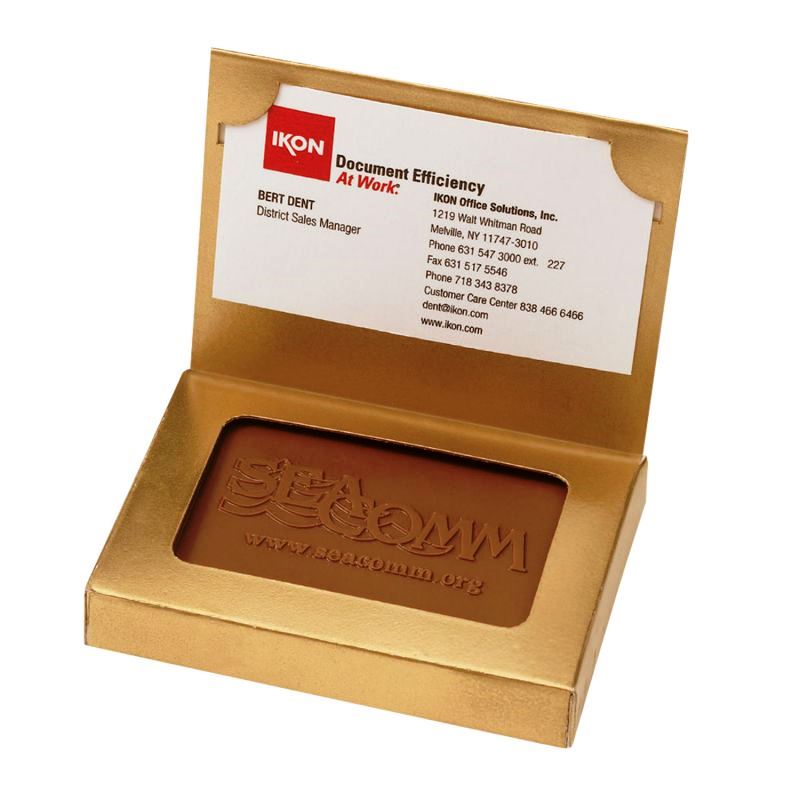 Custom Chocolate Cookies - Cookie Business Card Box