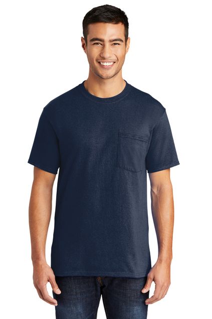 Port & Company® Tall Core Blend Pocket Tee