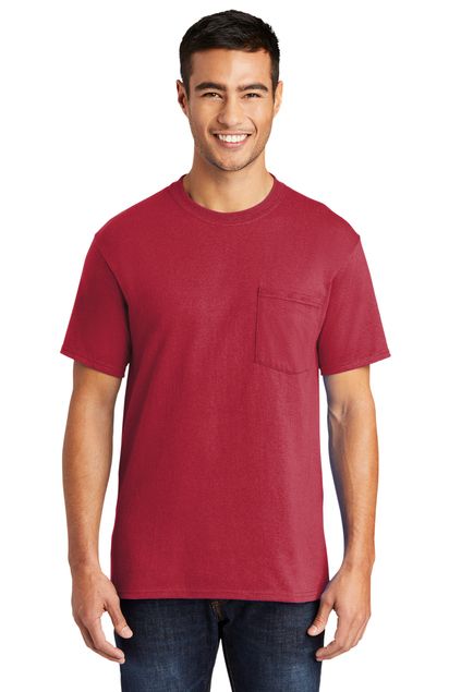Port & Company® Tall Core Blend Pocket Tee