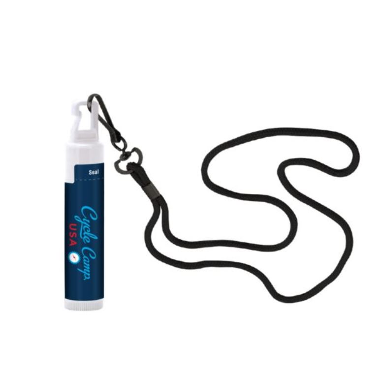 Economy Lip Balm With Cord Lanyard