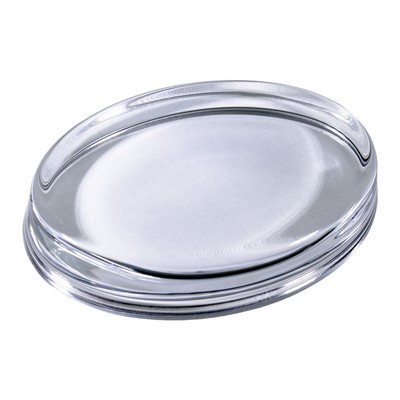 Glass Oval PaperweightGlass Oval Paperweight in Gift Box