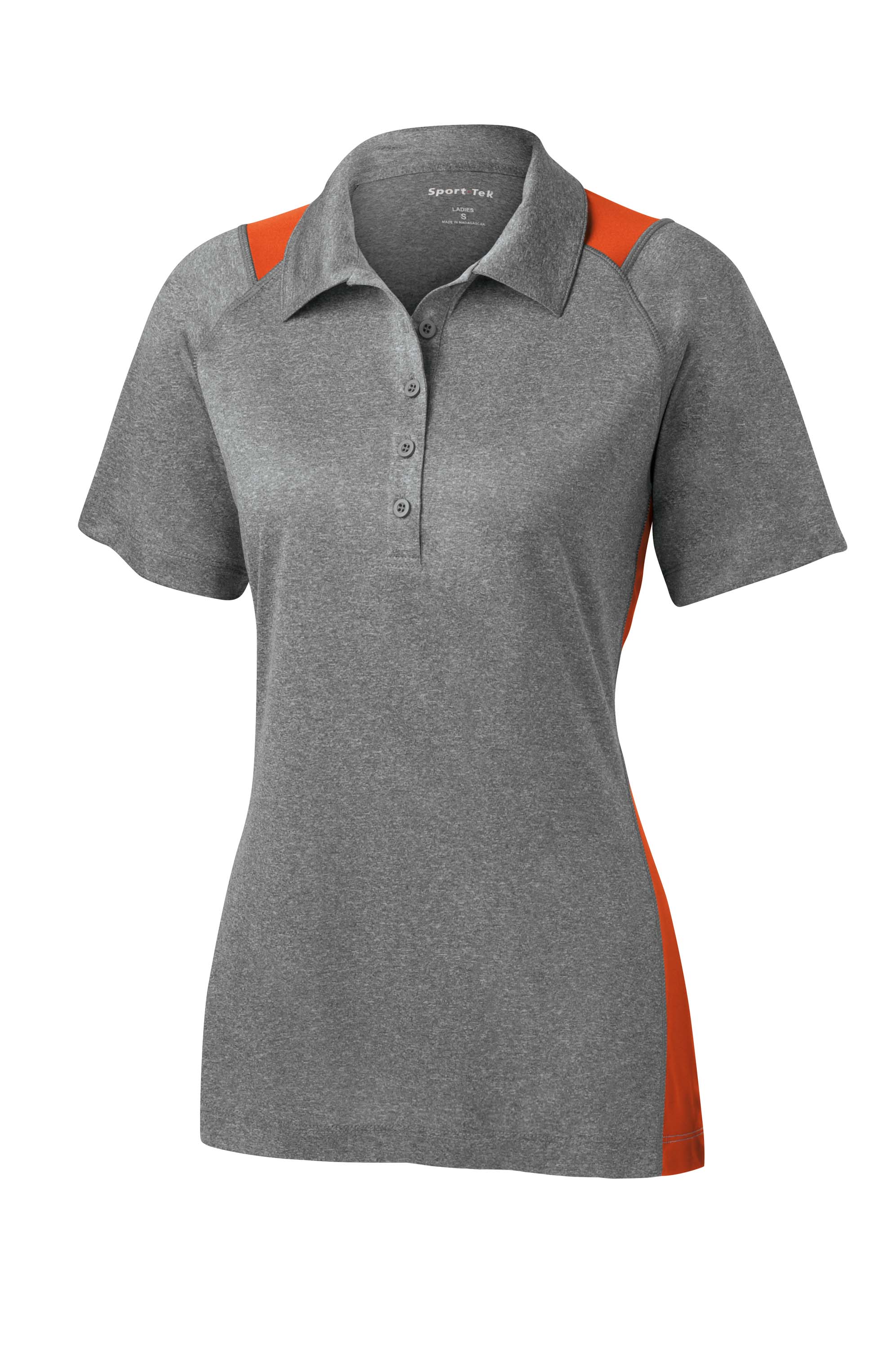 Sport-Tek® Ladies Heather Colorblock Contender™ Polo