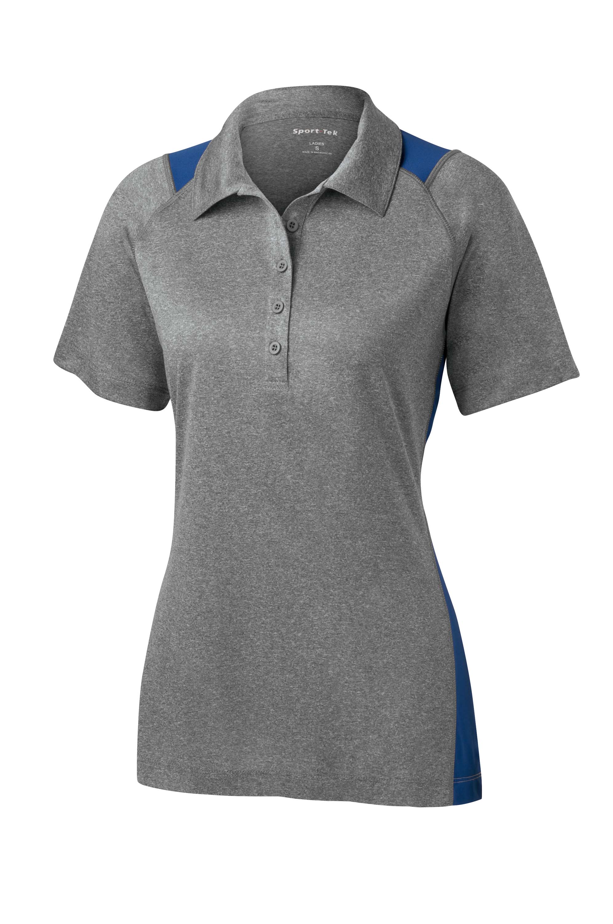 Sport-Tek® Ladies Heather Colorblock Contender™ Polo