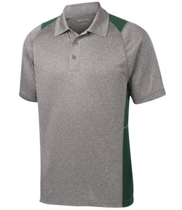 Sport-Tek® Heather Colorblock Contender™  Polo