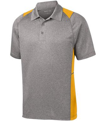 Sport-Tek® Heather Colorblock Contender™  Polo