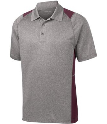 Sport-Tek® Heather Colorblock Contender™  Polo