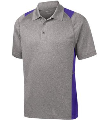 Sport-Tek® Heather Colorblock Contender™  Polo