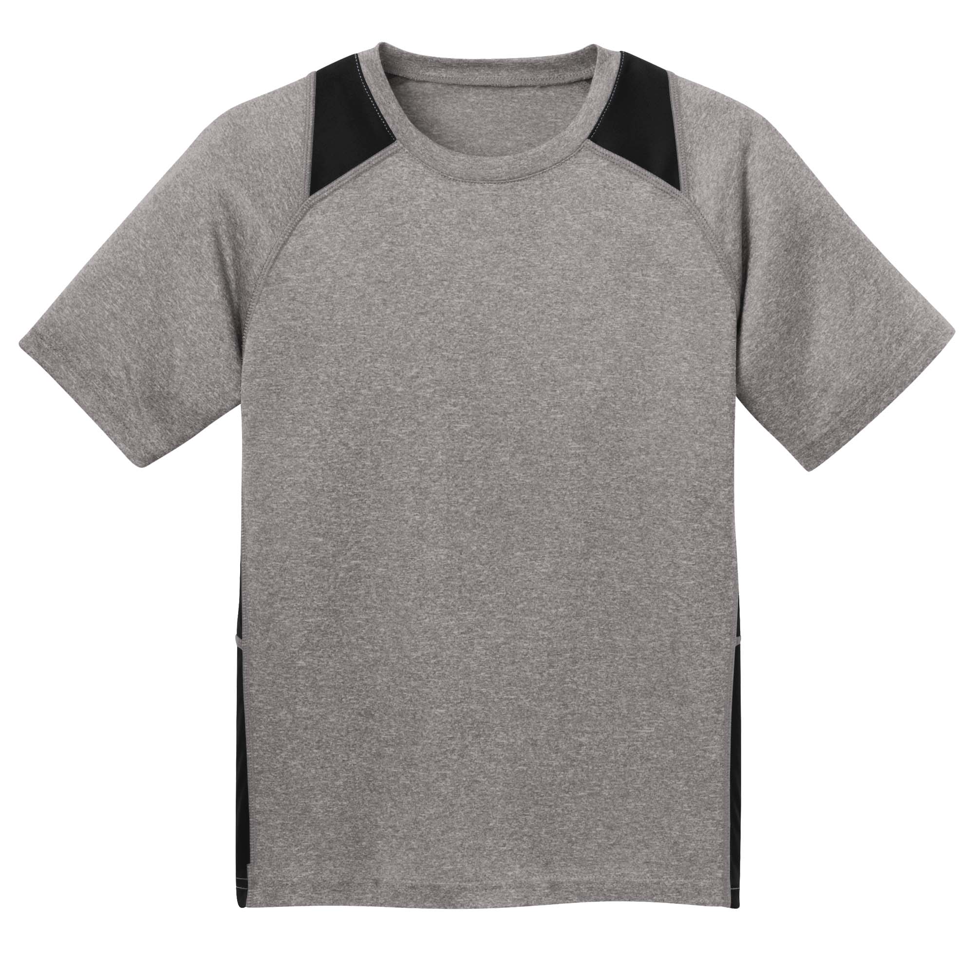 Sport-Tek® Youth Heather Colorblock Contender™ Tee