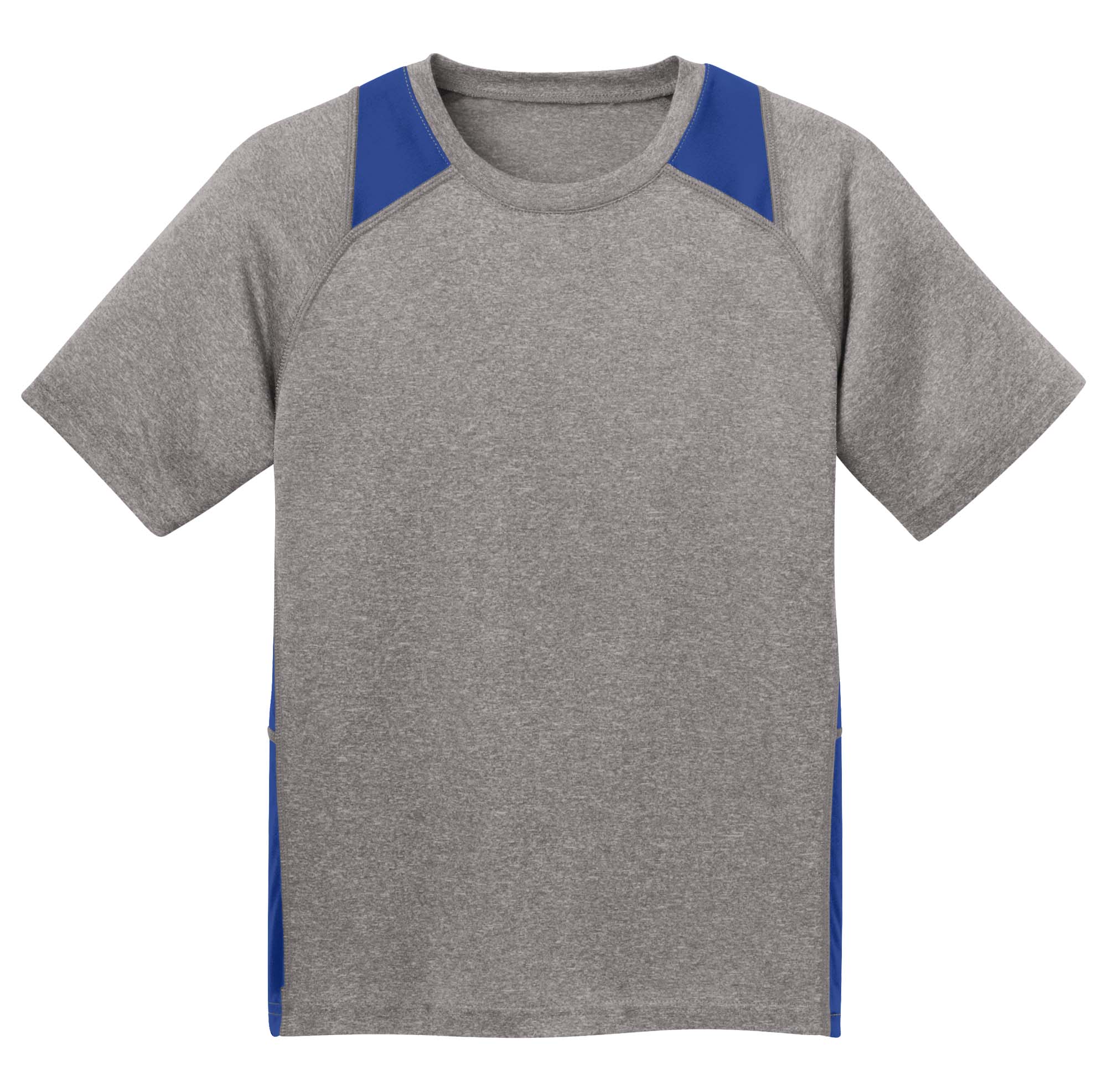 Sport-Tek® Youth Heather Colorblock Contender™ Tee