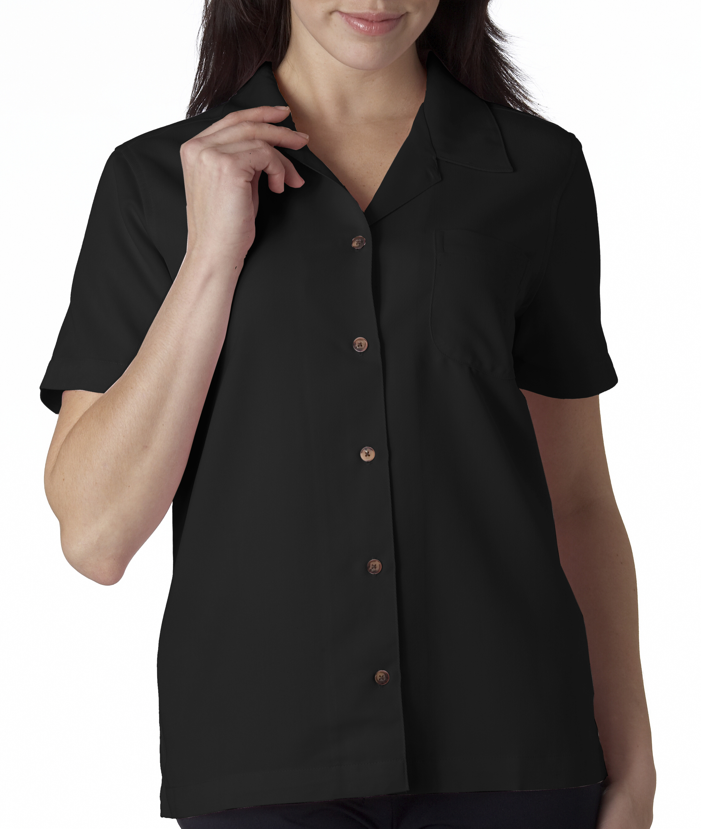 UltraClub Ladies' Cabana Breeze Camp Shirt