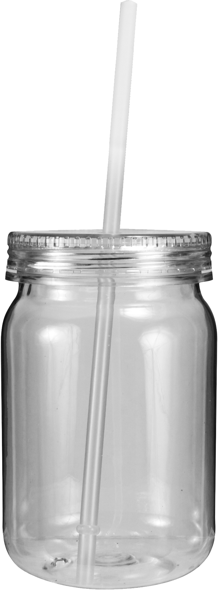 24 oz. Plastic Mason Jar