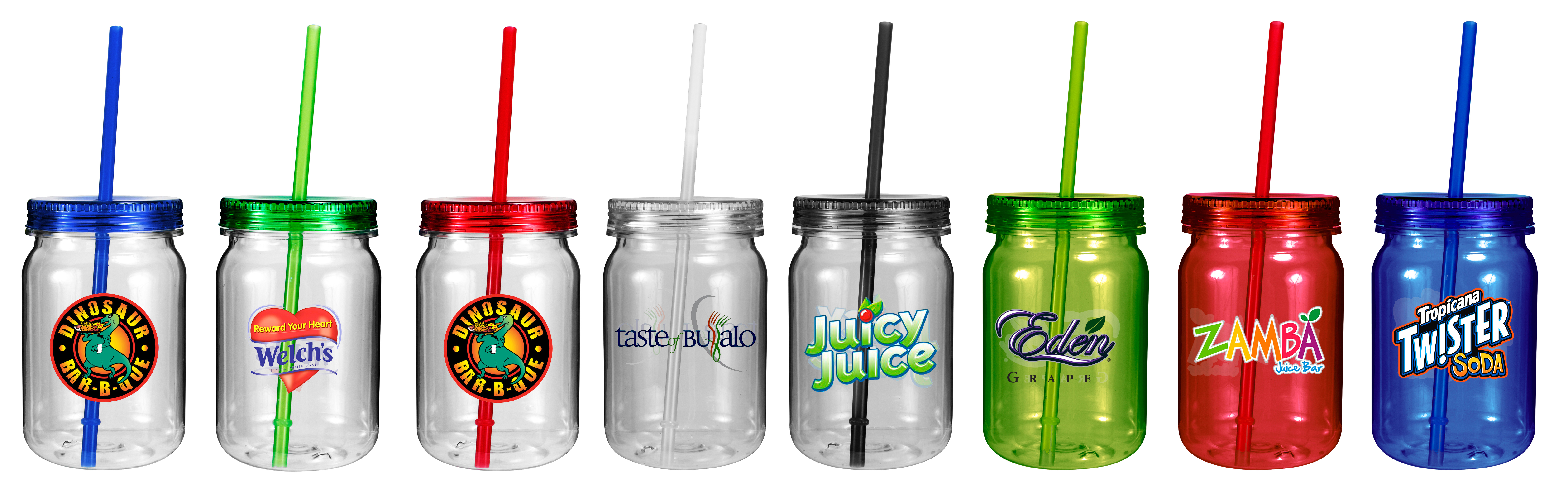 24 oz. Plastic Mason Jar