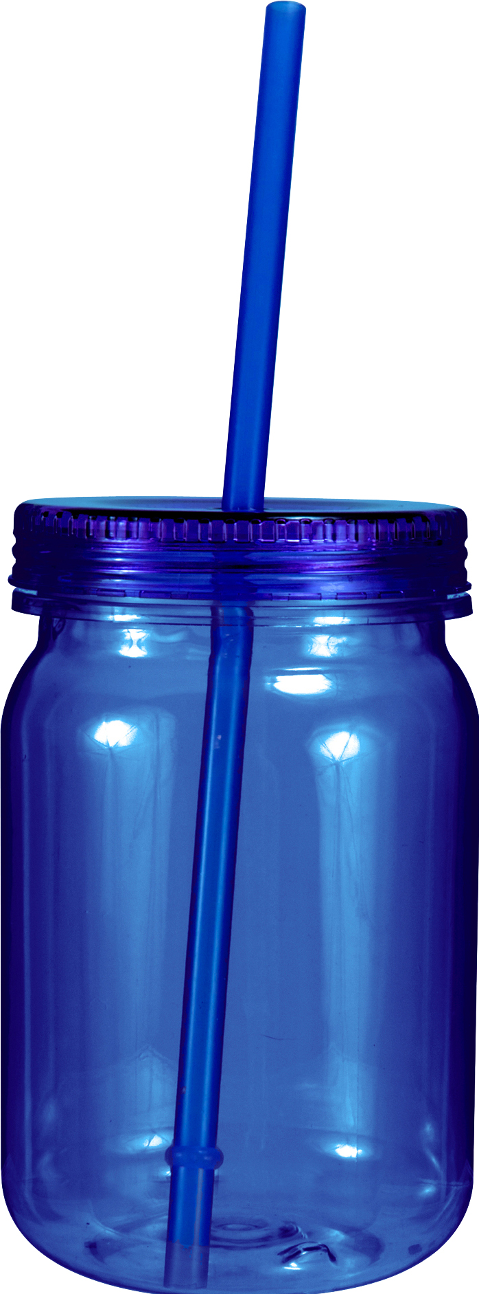 24 oz. Plastic Mason Jar