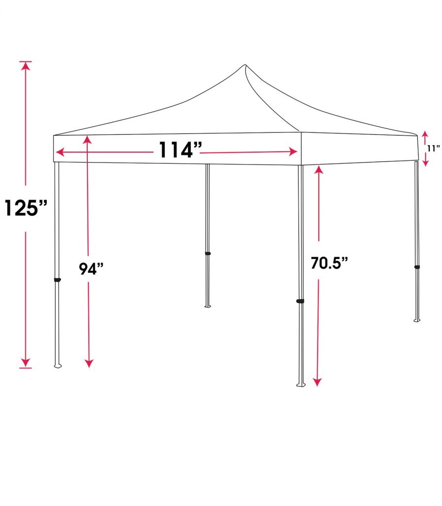 10' Full Color Digital Pop Up Tent
