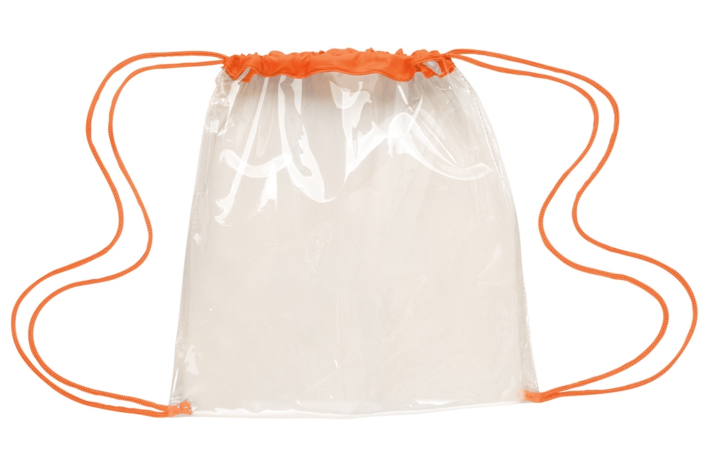 Clear Game Drawstring Backpack
