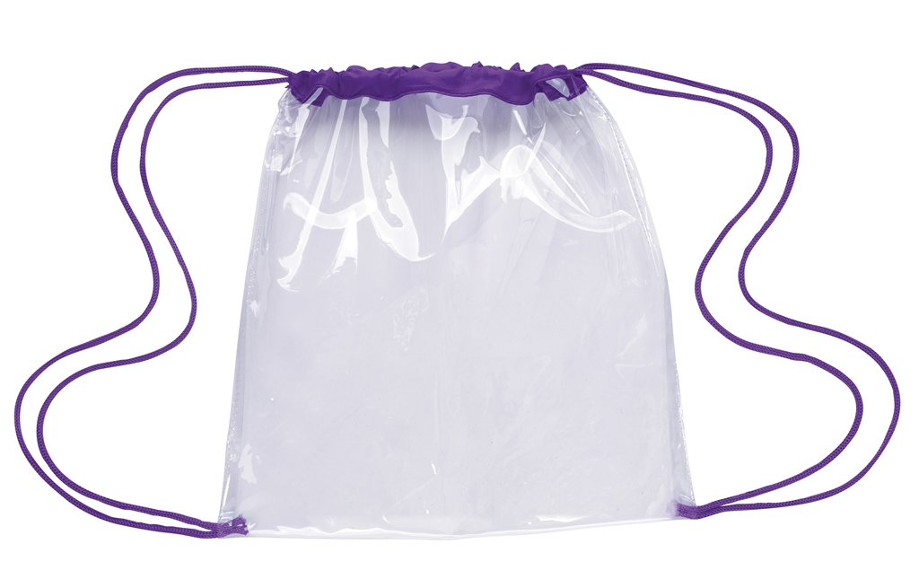Clear Game Drawstring Backpack
