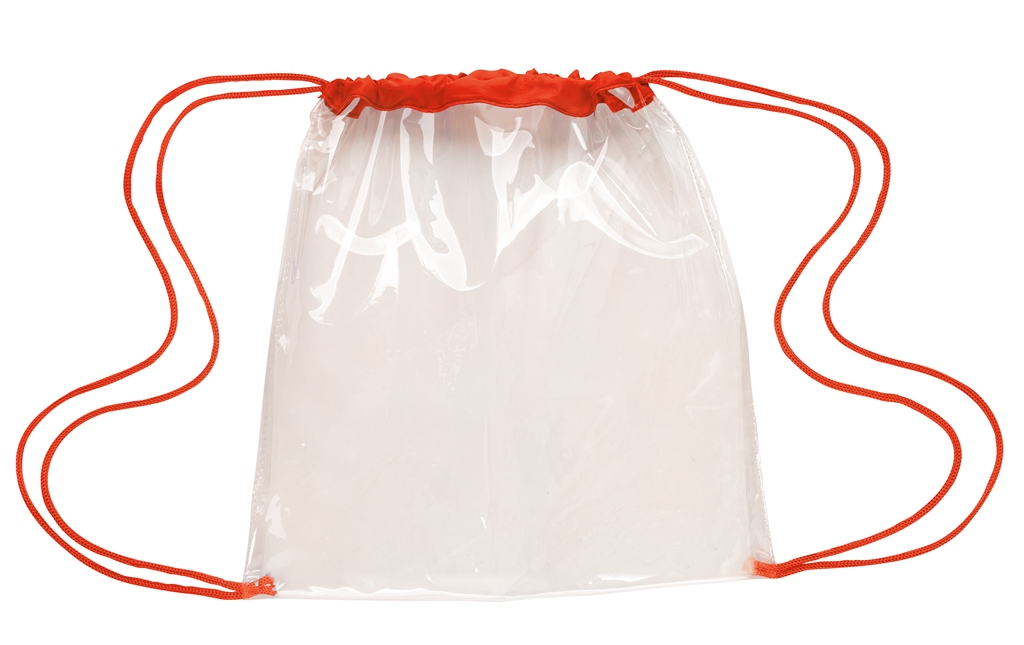 Clear Game Drawstring Backpack