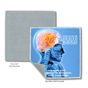 6''x 6'' 2-in-1 Microfiber Cleaning Cloth and Towel