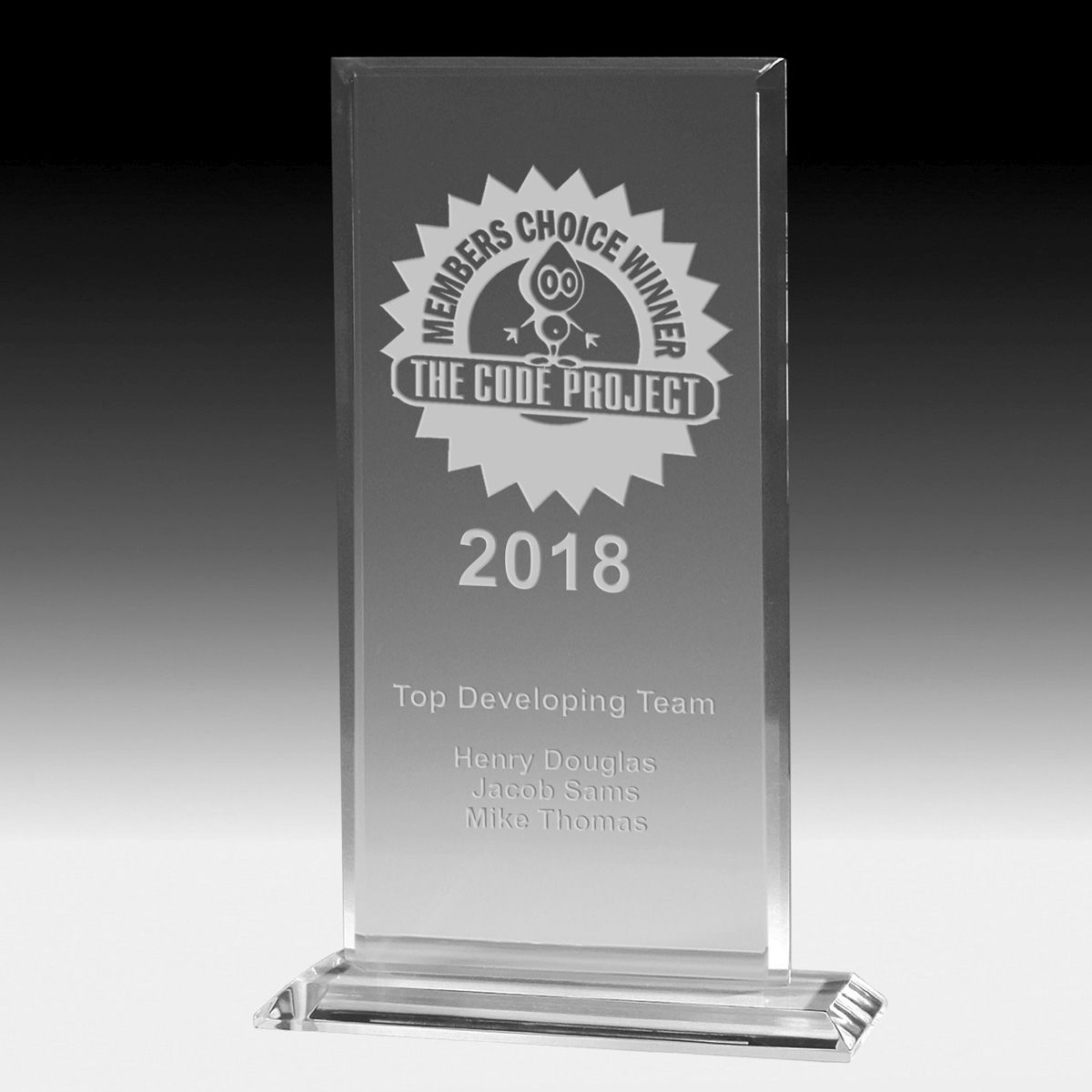 Slim Line Acrylic Billboard Award