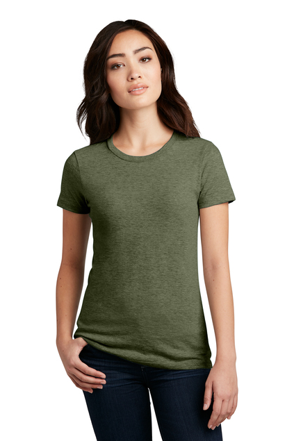 District Made® Ladies Perfect Blend® Crew Tee