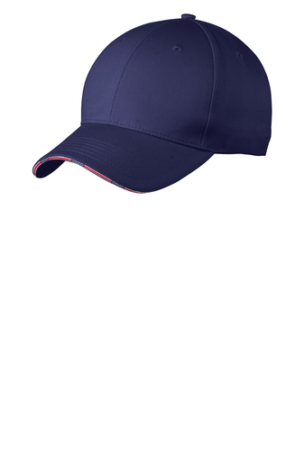 Port Authority®  Americana Flag Sandwich Cap