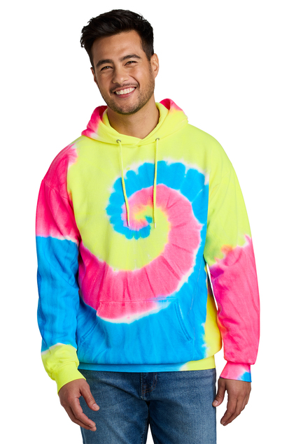 Port & Company® Tie-Dye Pullover Hooded Sweatshirt