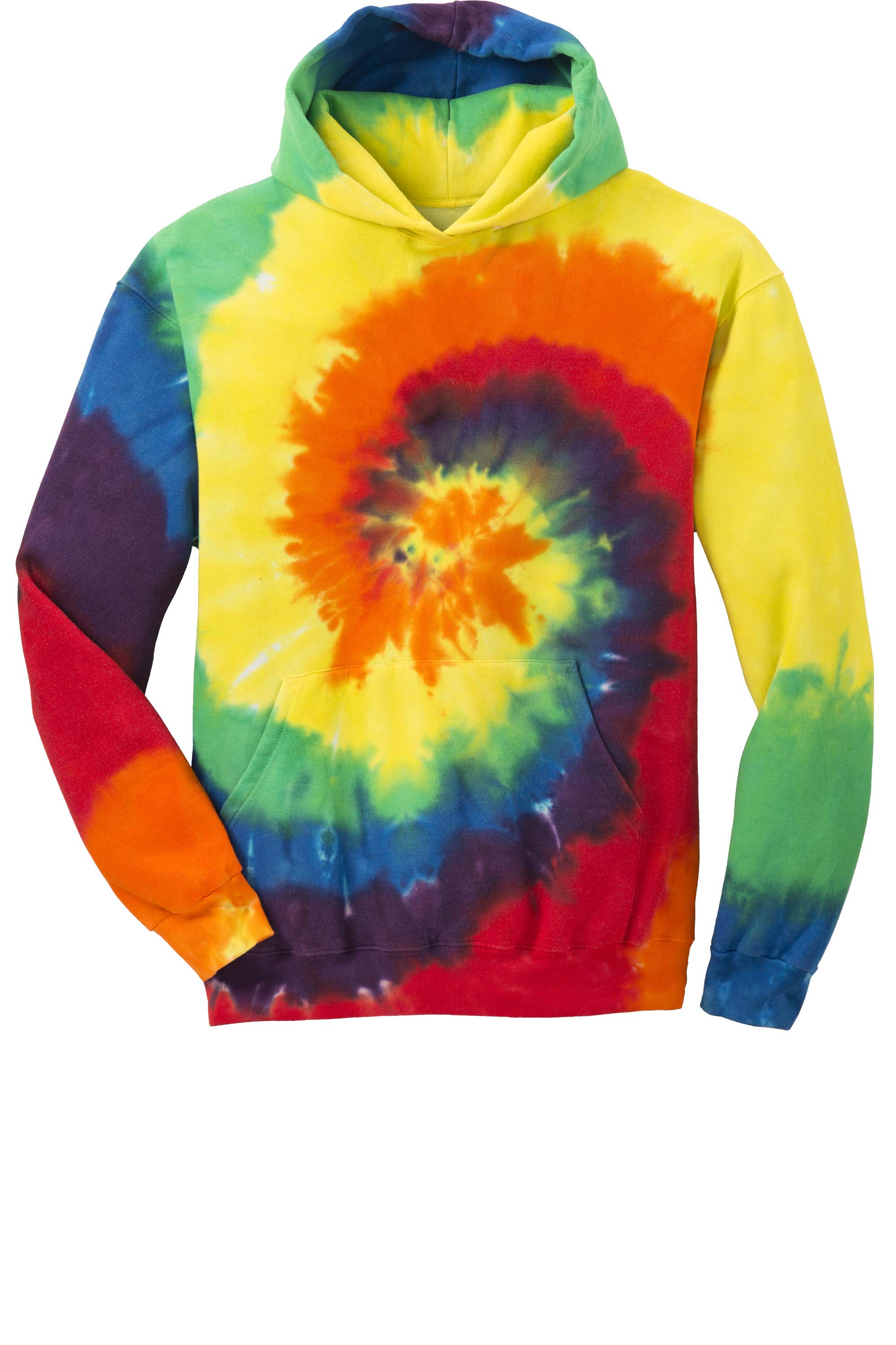 Port & Company® Youth Tie-Dye Pullover Hooded Sweatshirt
