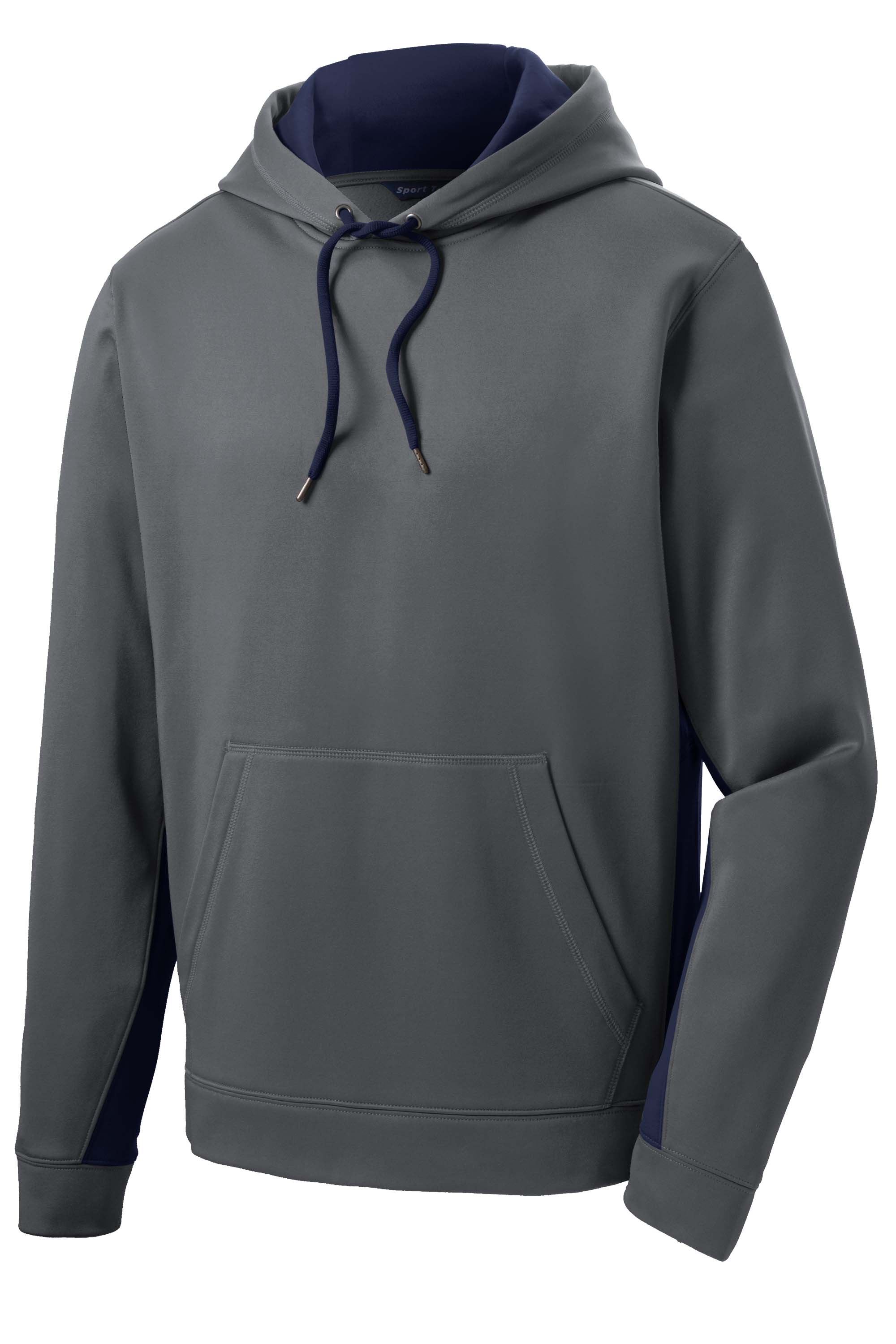 Sport-Tek® Sport-Wick® Fleece Colorblock Hooded Pullover
