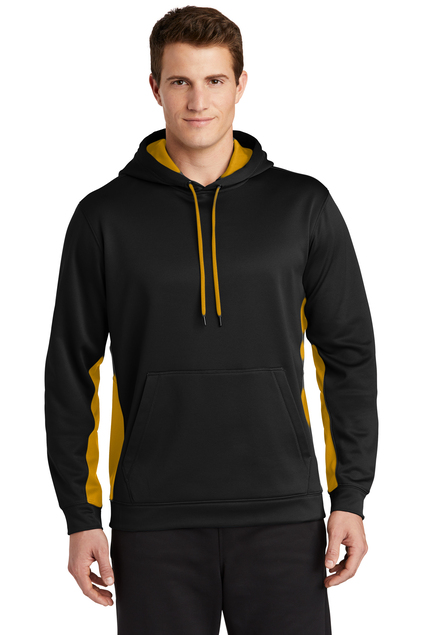 Sport-Tek® Sport-Wick® Fleece Colorblock Hooded Pullover
