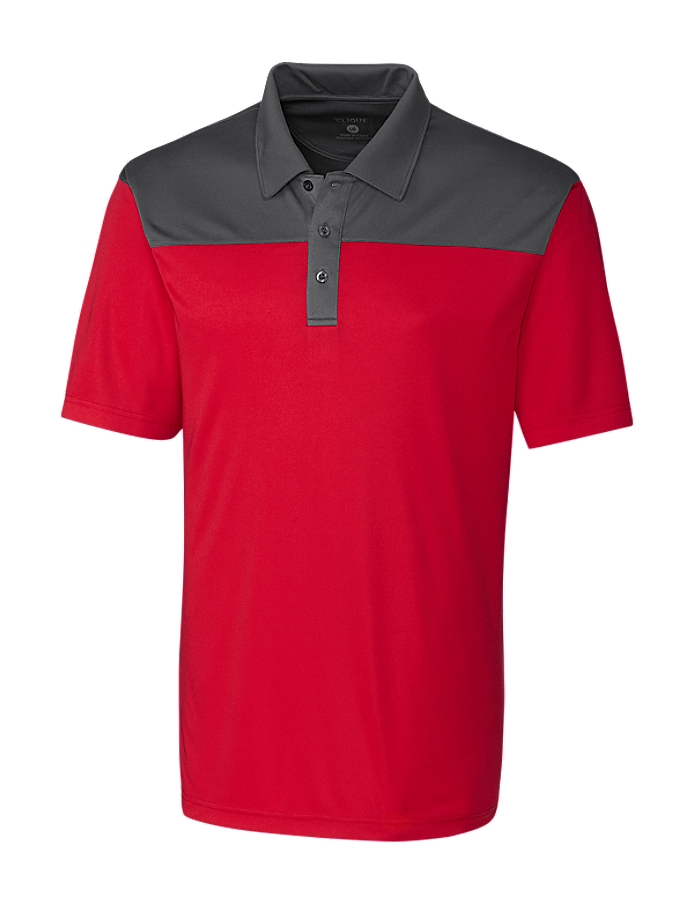Clique Parma Colorblock Tech Jersey Mens Polo