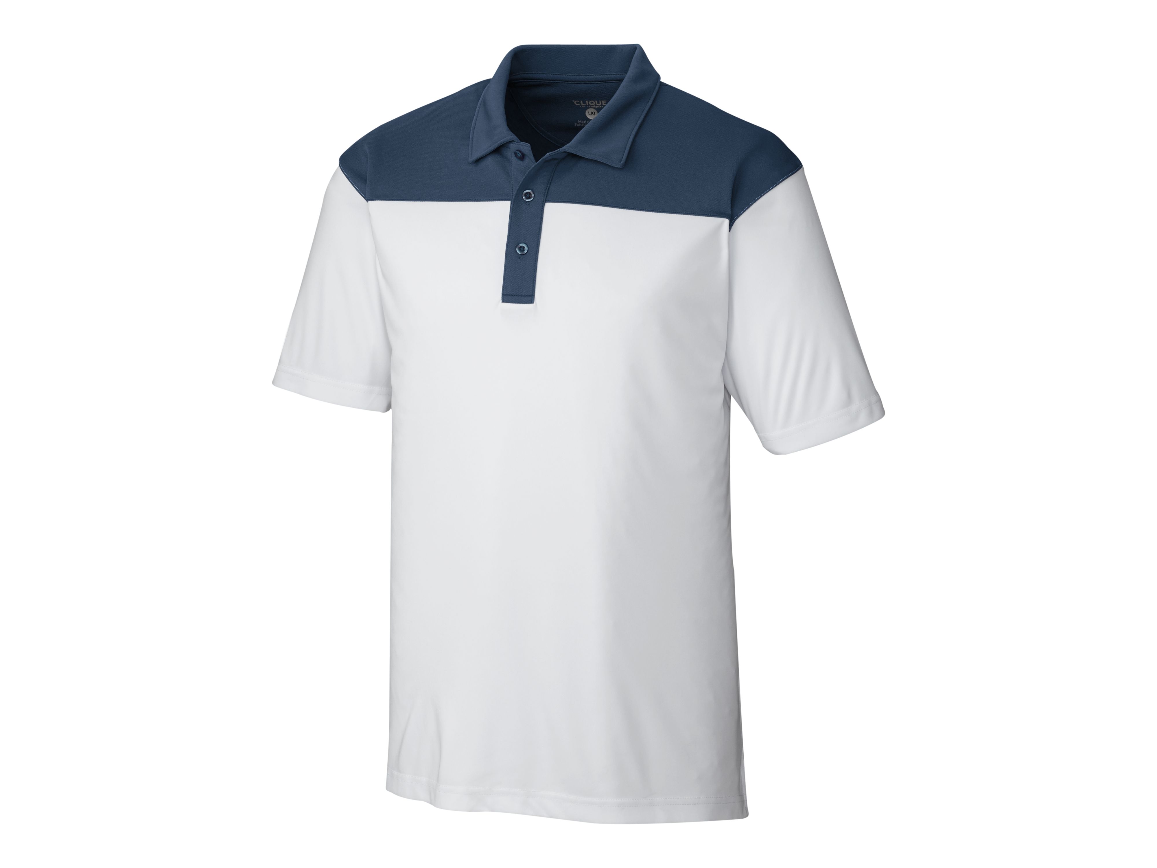 Clique Parma Colorblock Tech Jersey Mens Polo