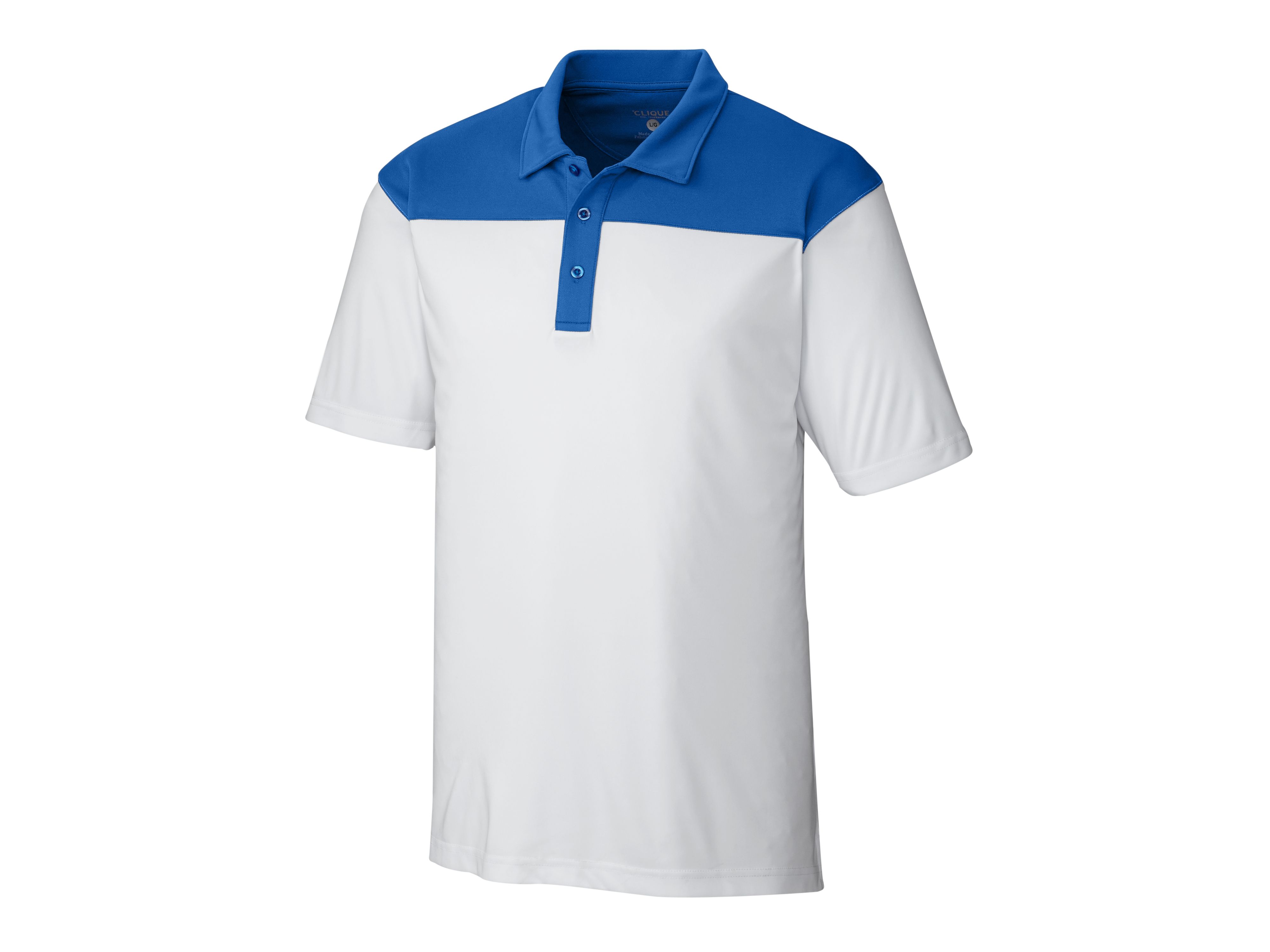 Clique Parma Colorblock Tech Jersey Mens Polo