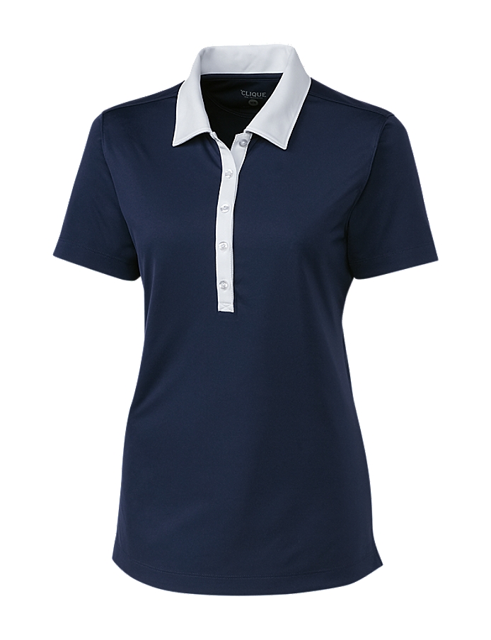 Clique Parma Colorblock Tech Jersey Womens Polo