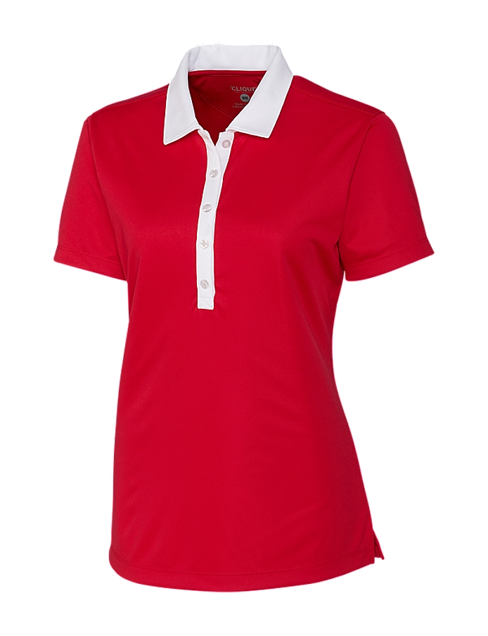 Clique Parma Colorblock Tech Jersey Womens Polo