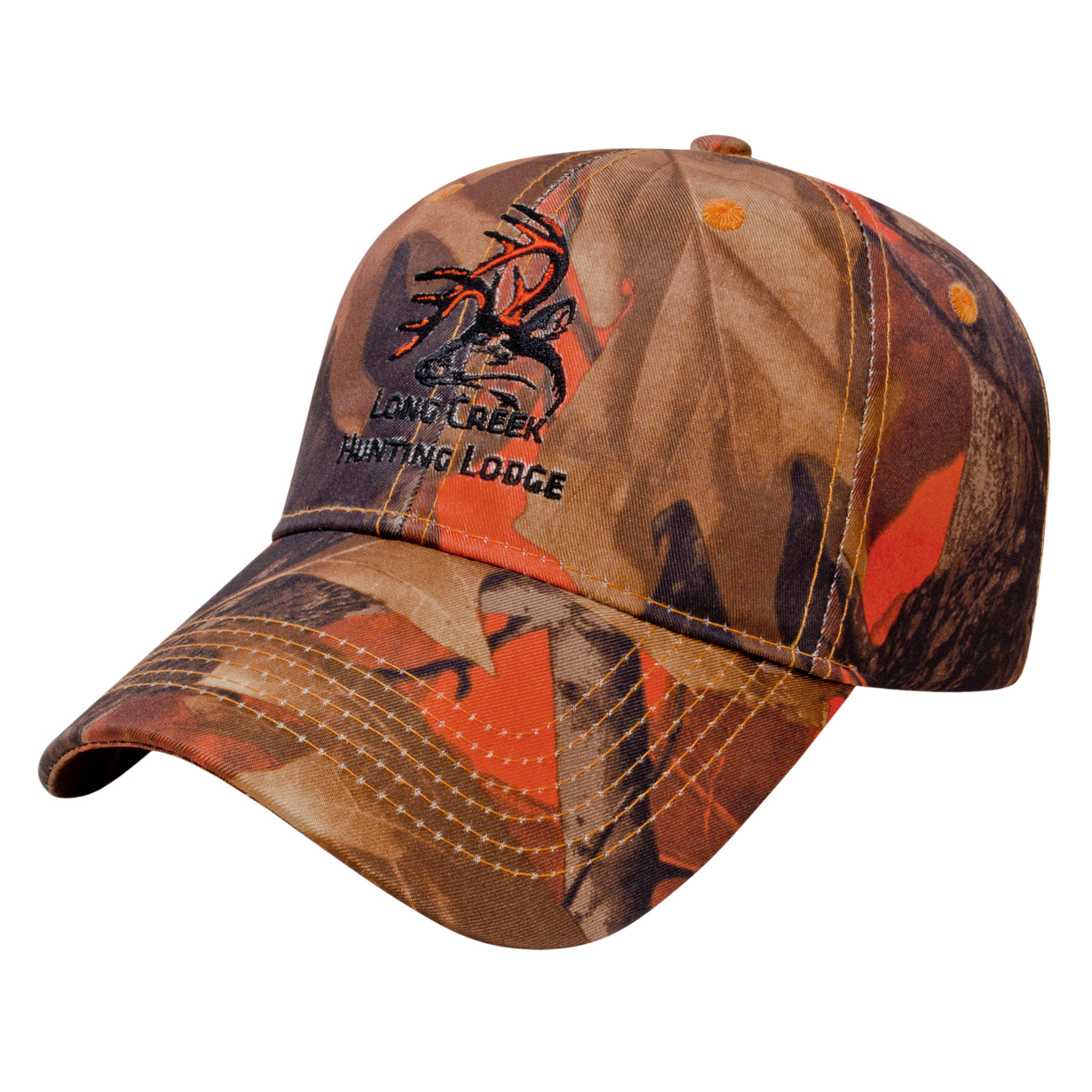Orange Ridge Camo Cap