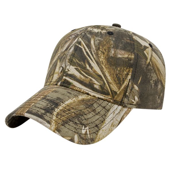 Structured Six Panel Camo Cap