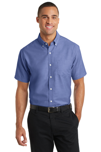 Port Authority® Short Sleeve SuperPro™ Oxford Shirt