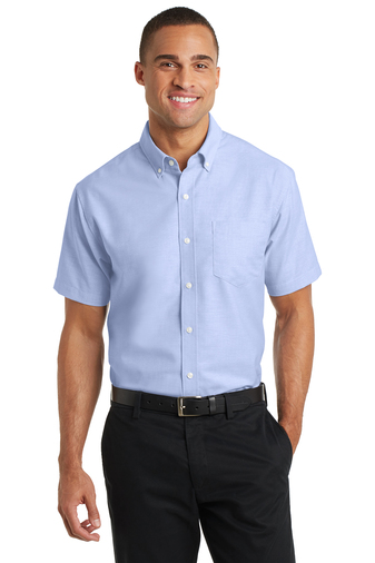 Port Authority® Short Sleeve SuperPro™ Oxford Shirt