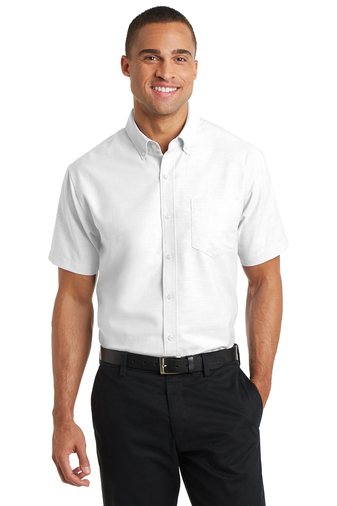Port Authority® Short Sleeve SuperPro™ Oxford Shirt
