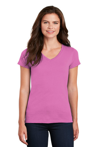 Gildan® Women's Heavy Cotton™ 100% Cotton V-Neck T-Shirt