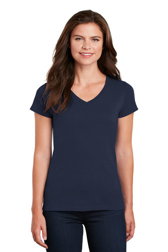 Gildan® Women's Heavy Cotton™ 100% Cotton V-Neck T-Shirt