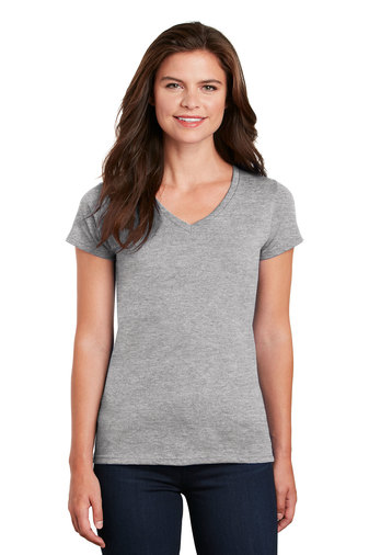 Gildan® Women's Heavy Cotton™ 100% Cotton V-Neck T-Shirt