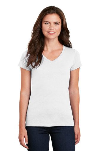 Gildan® Women's Heavy Cotton™ 100% Cotton V-Neck T-Shirt