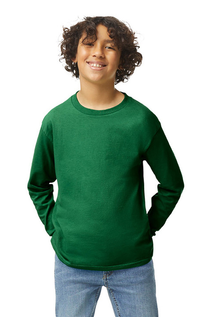 Gildan® Youth Heavy Cotton™ 100% Cotton Long Sleeve T-Shirt