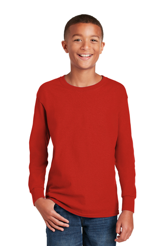 Gildan® Youth Heavy Cotton™ 100% Cotton Long Sleeve T-Shirt
